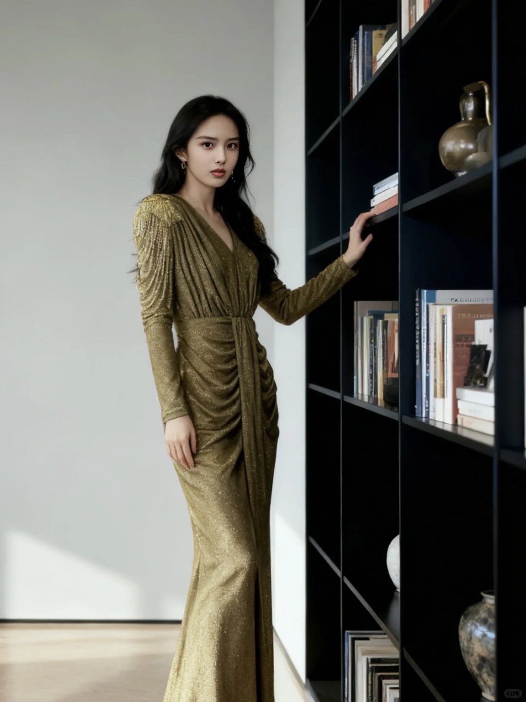 气场全开的贵气感金金色礼服!