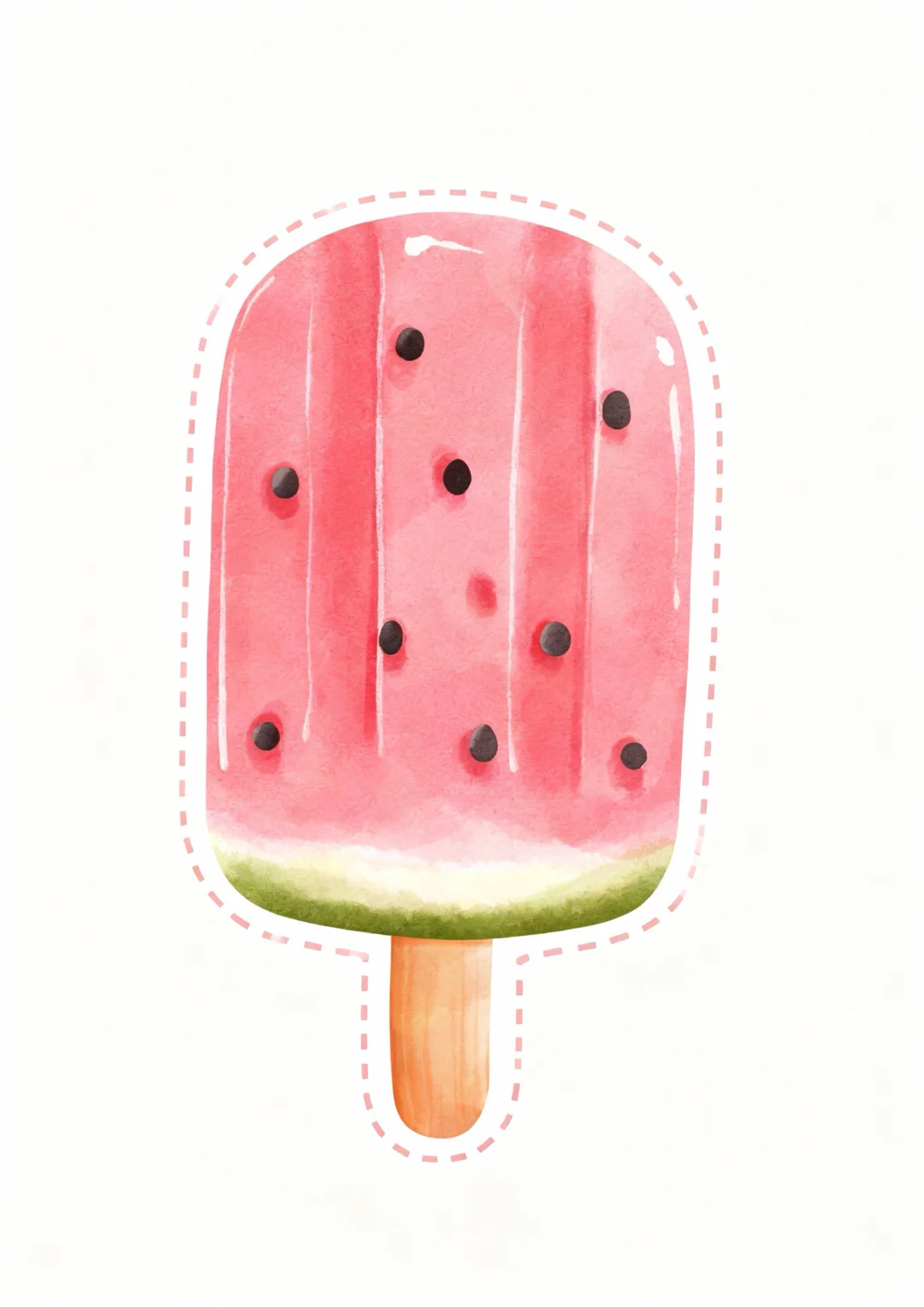 剪纸素材｜冰激凌?