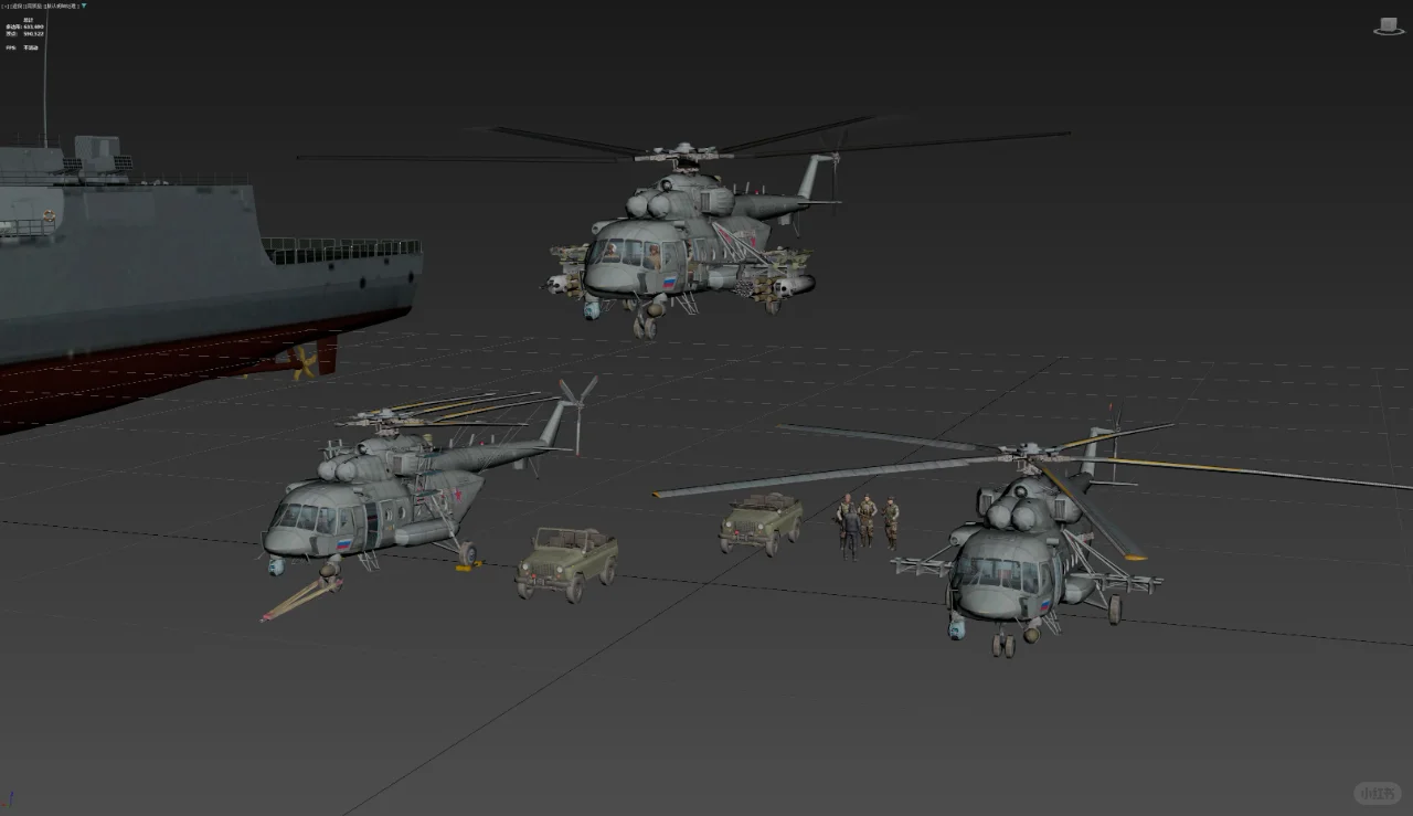 俄罗斯米 -8 AMTSh突击运输直升机