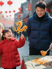 非遗糖画！以勺为笔，融糖为墨