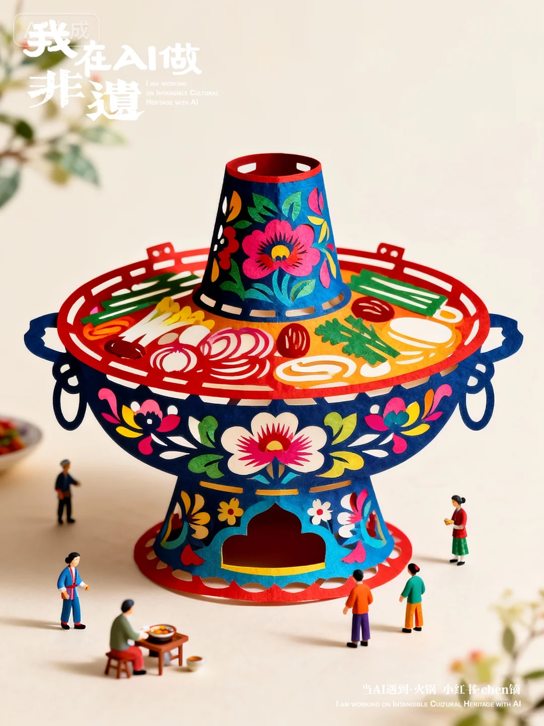 我在AI做非遗，当剪纸遇到火锅
