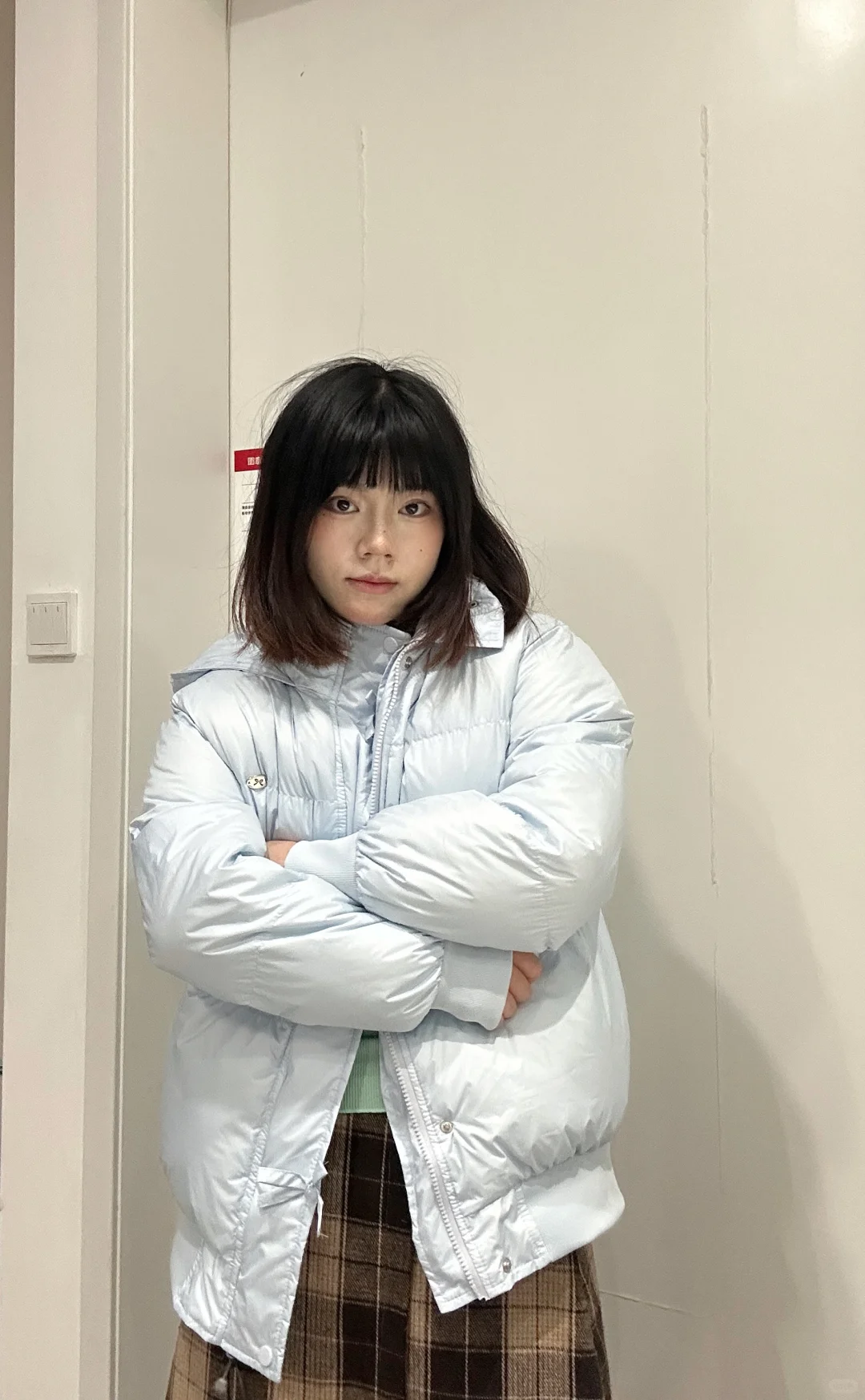 宝宝蓝棉服✨显白到发光！黄皮直接焊在身上！