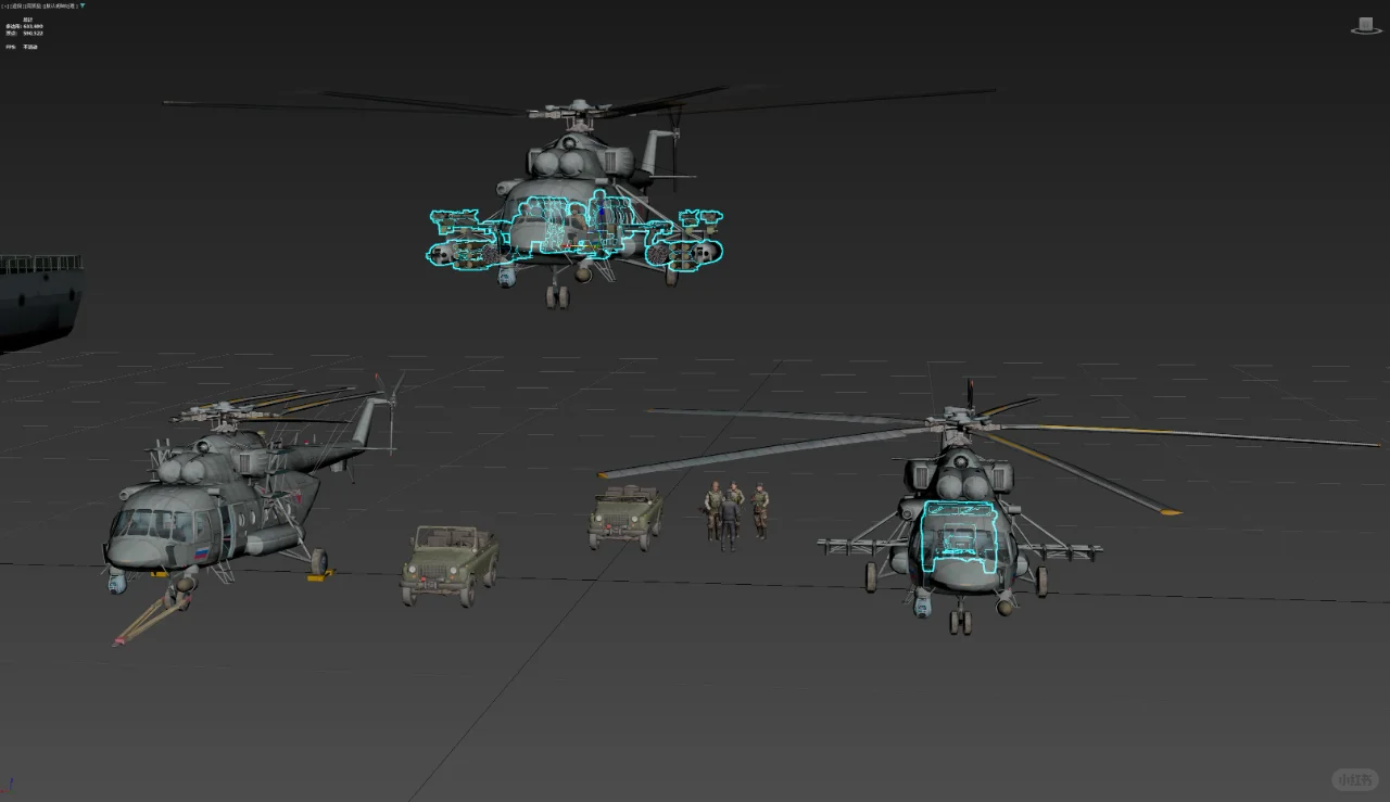 俄罗斯米 -8 AMTSh突击运输直升机