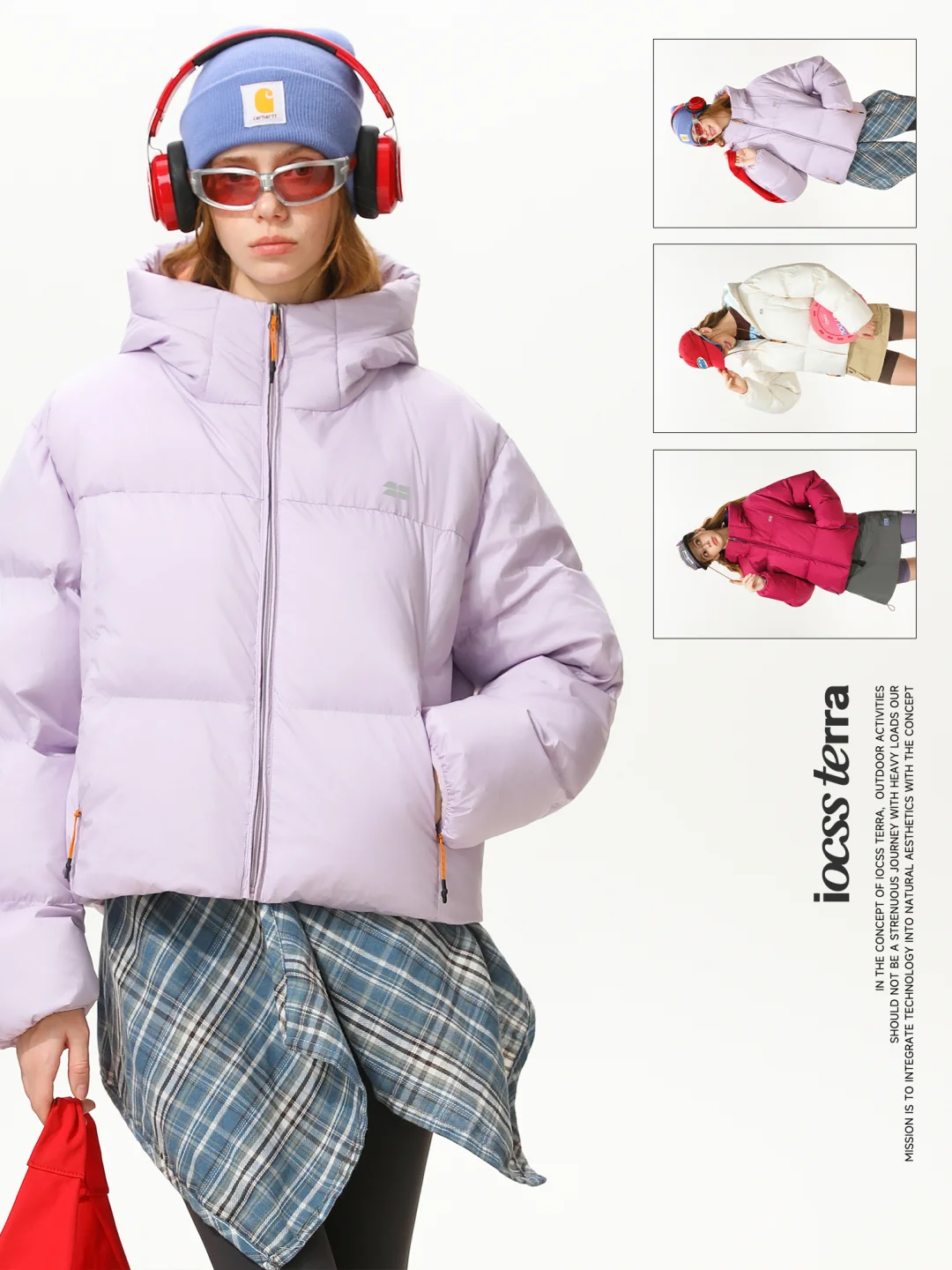 多巴胺撞色|轻量化保暖短棉服