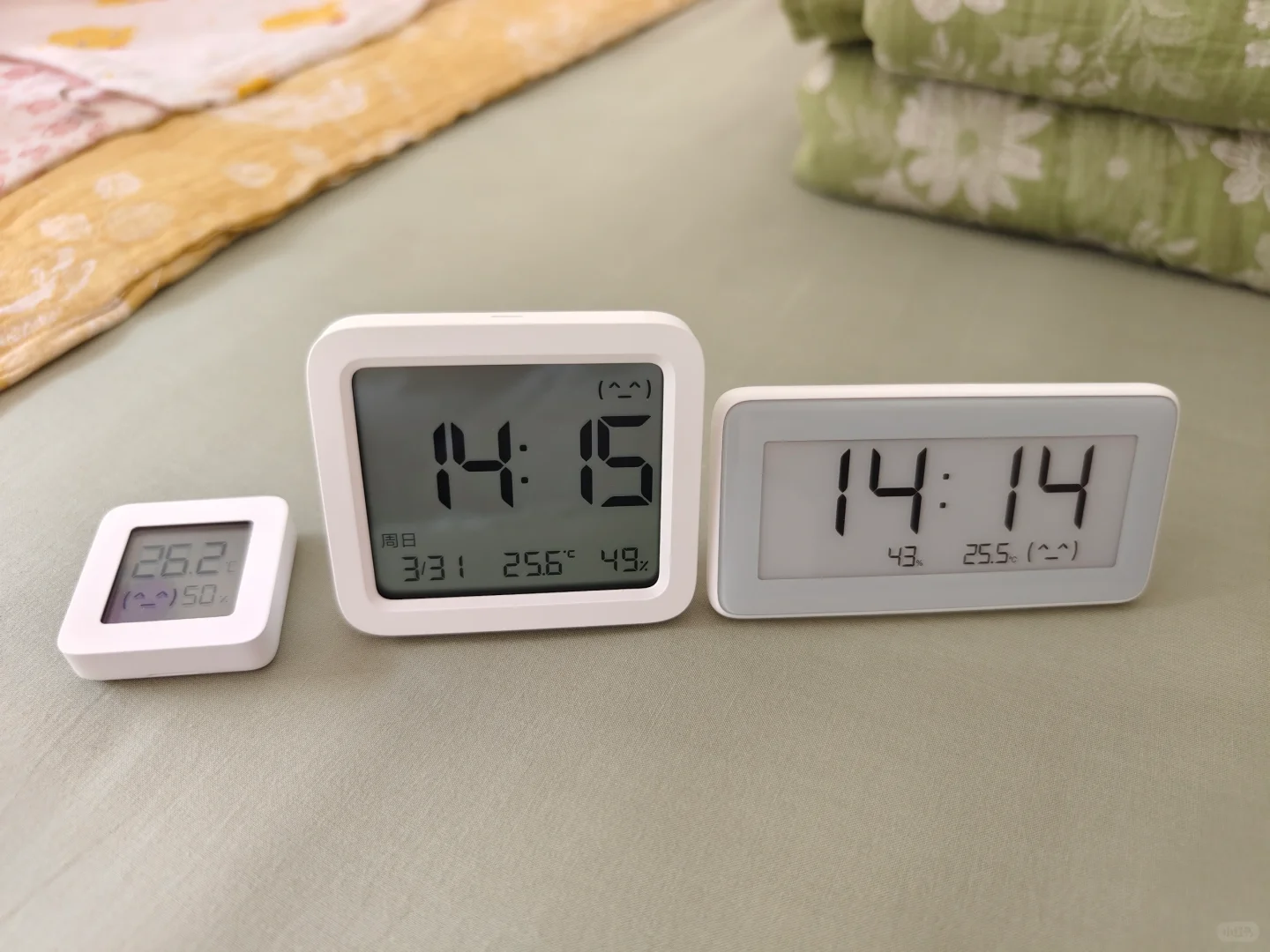 小米三款温度湿度计使用感受