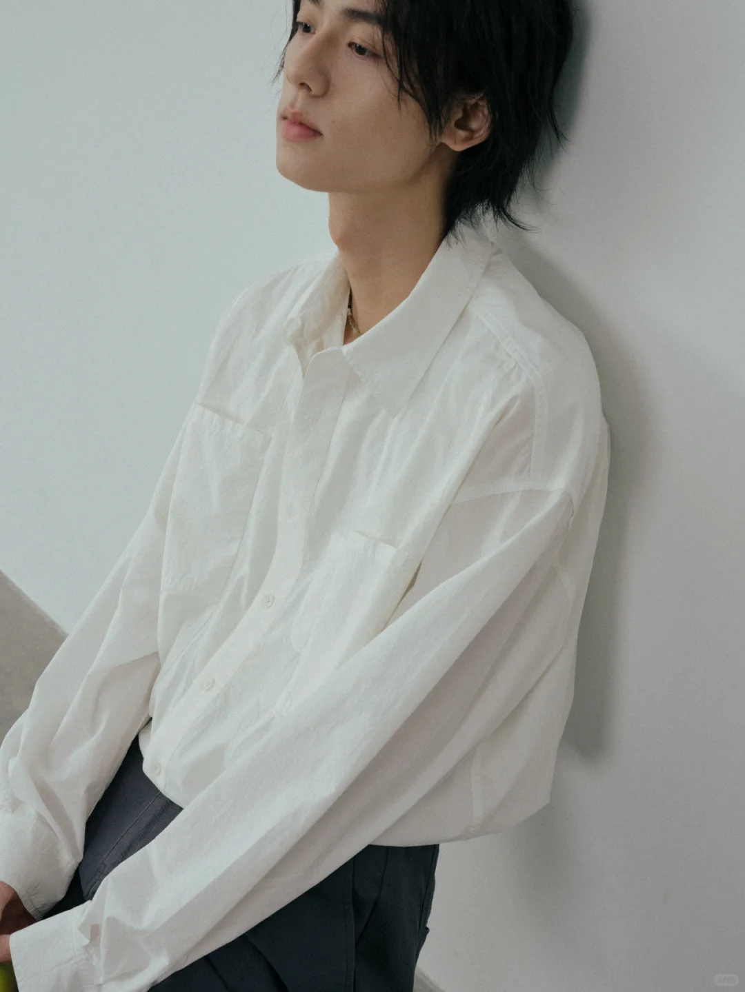 25SS早春新品*不规则设计解构白衬衫