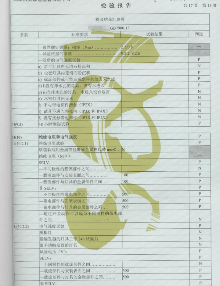 LED路灯道具检测报告办理，第三方检测