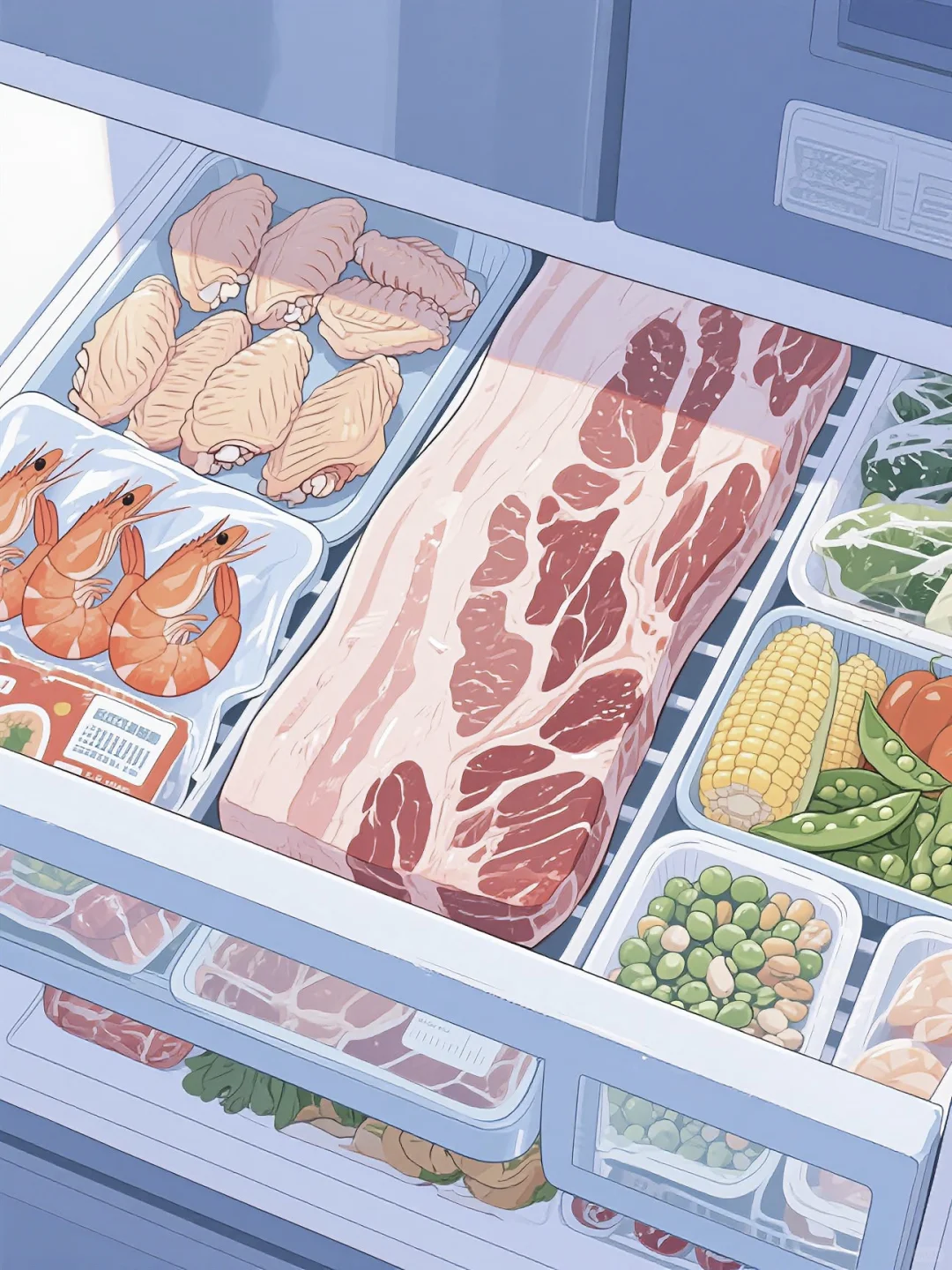 独居女孩的冷冻层❄️安全感是肉肉给的?