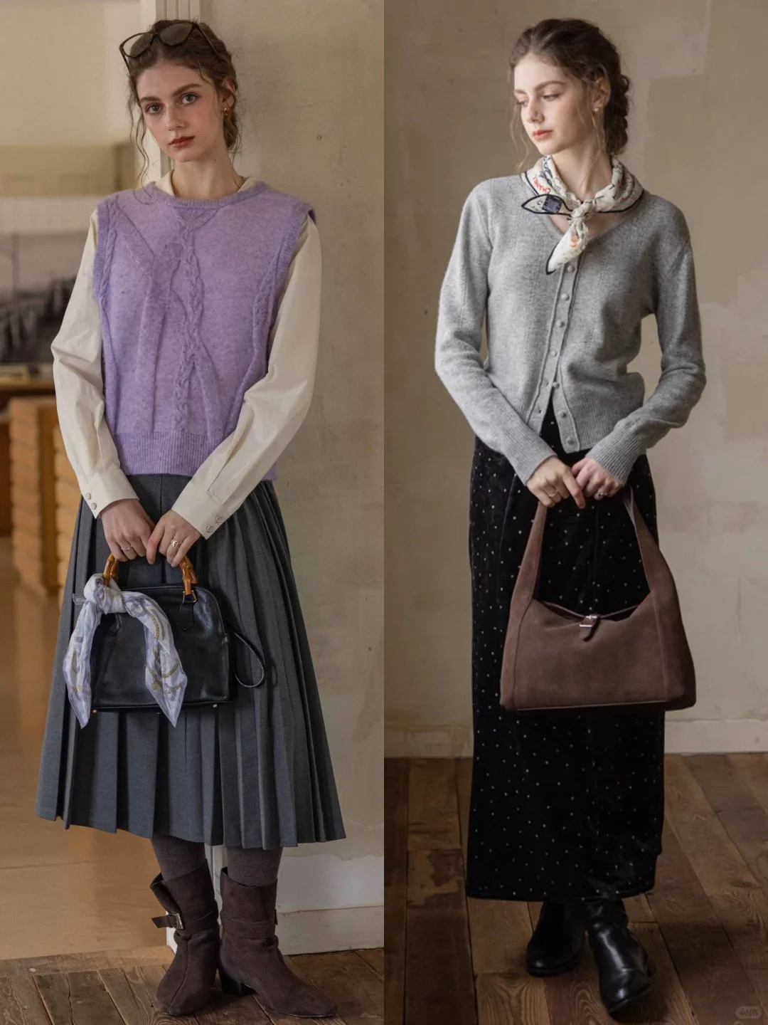 秋冬穿什么 | 法式复古通勤电影感穿搭