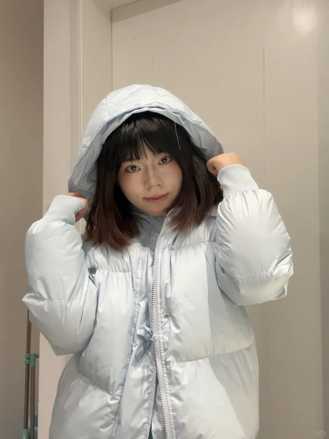 宝宝蓝棉服✨显白到发光！黄皮直接焊在身上！