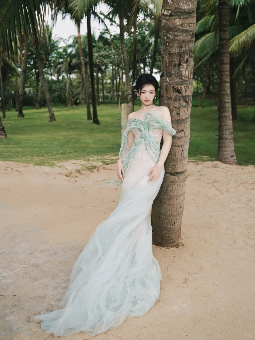 代露娃ELLE风尚大典｜绿野仙踪鱼尾裙