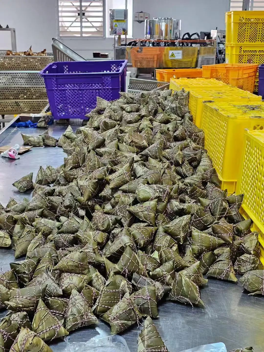 ??【粽子流水线实拍！粽子界的富士康