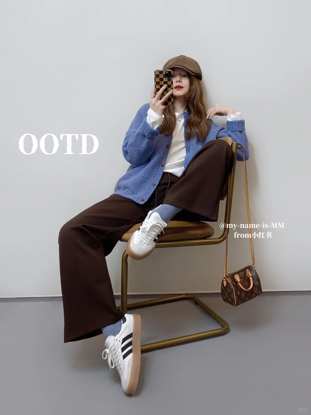 OOTD/日常穿搭 简约时髦四套秋冬休闲裤搭配