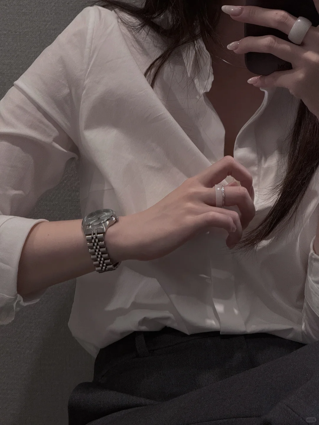 衬衫控｜好适合穿衬衫一女的