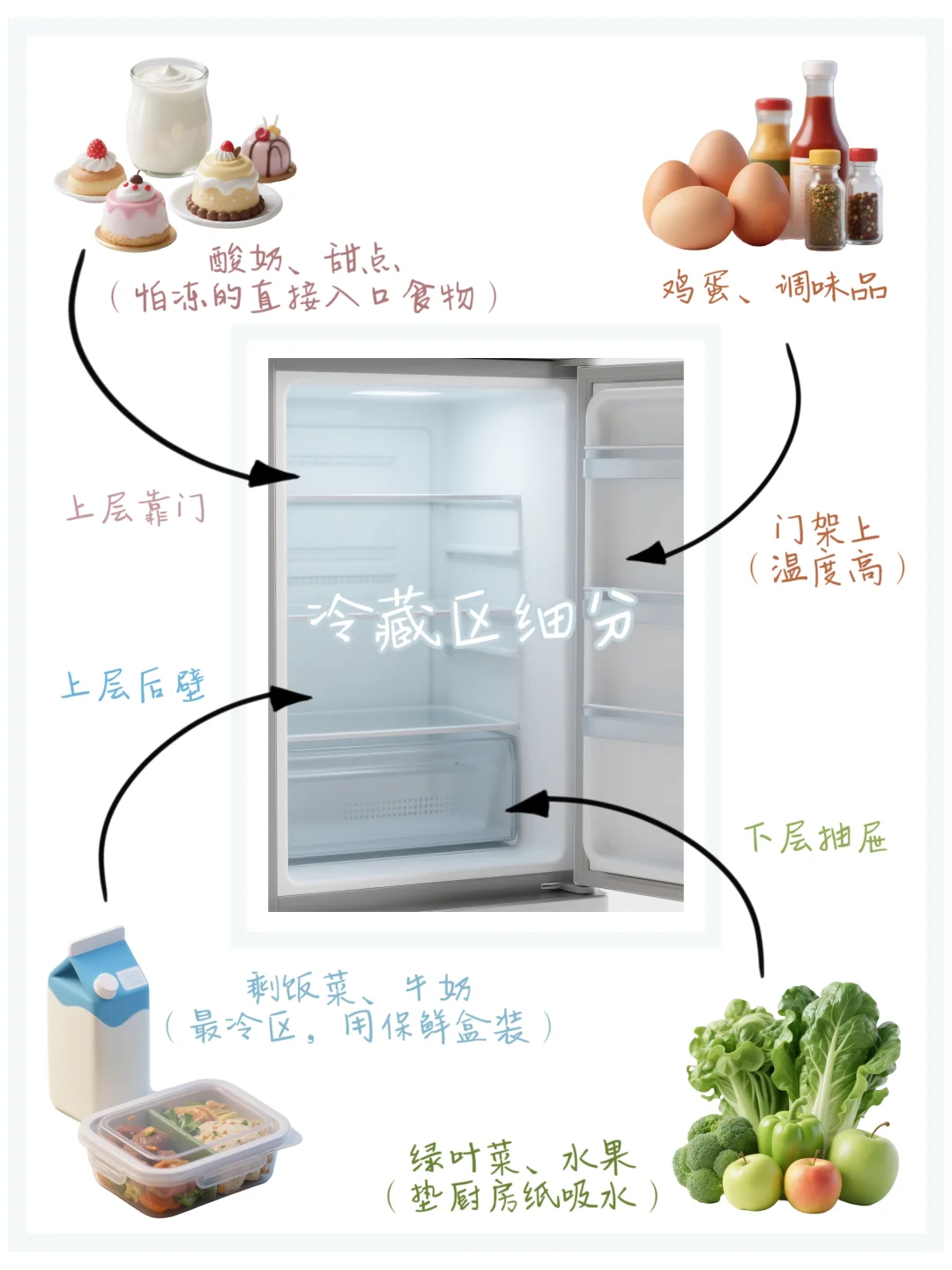 ❄️ 冰箱杀手!食物存储禁忌⚠️