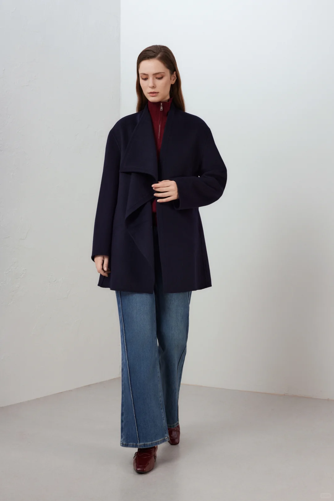 羊绒大衣 软黄金