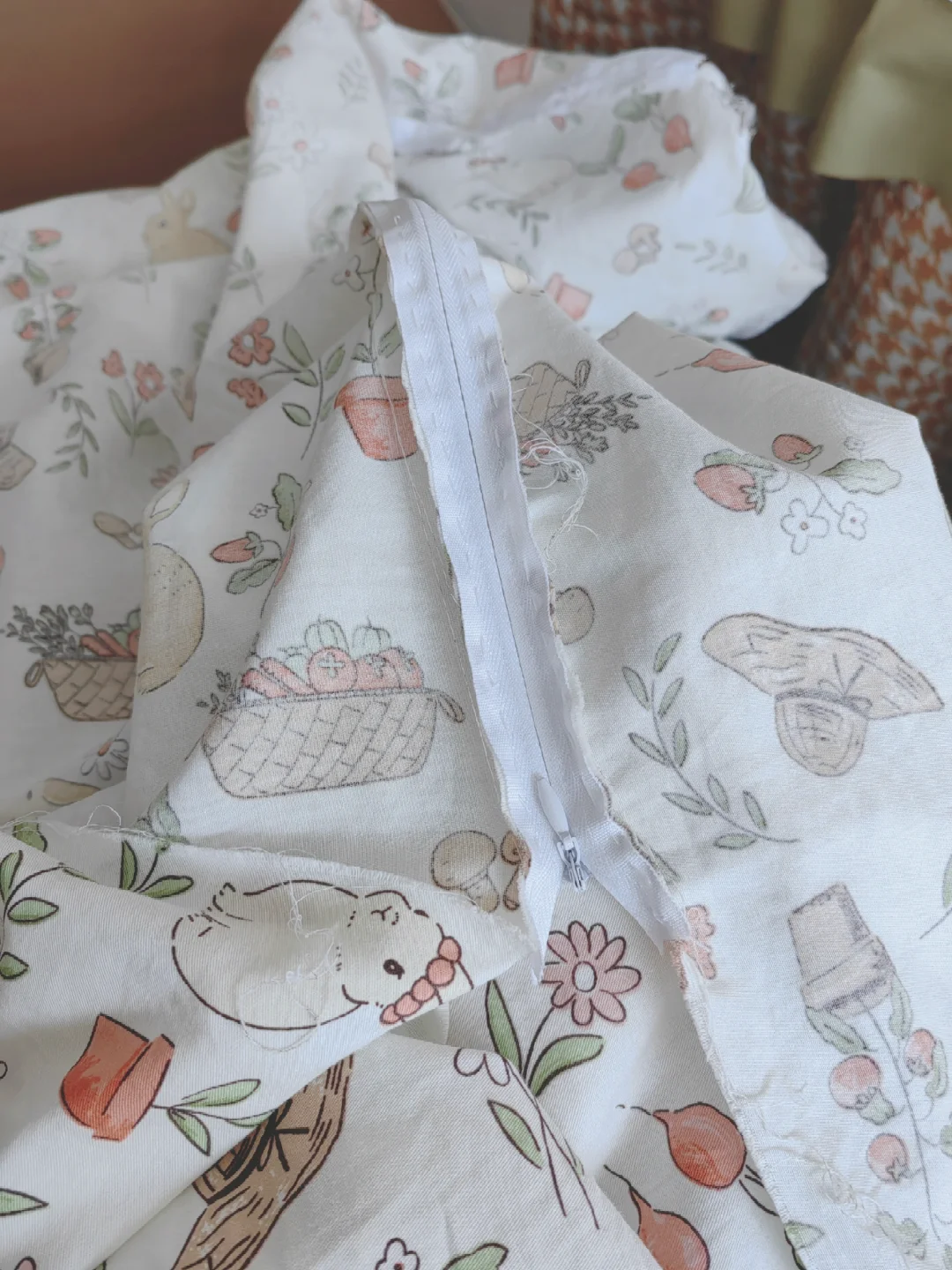 厉害了我 拉链上反了‖手工包被