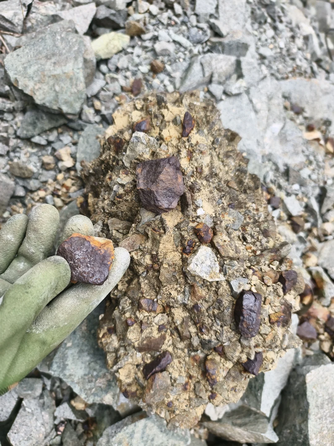 磁铁矿石?-宁波矿物采集图谱