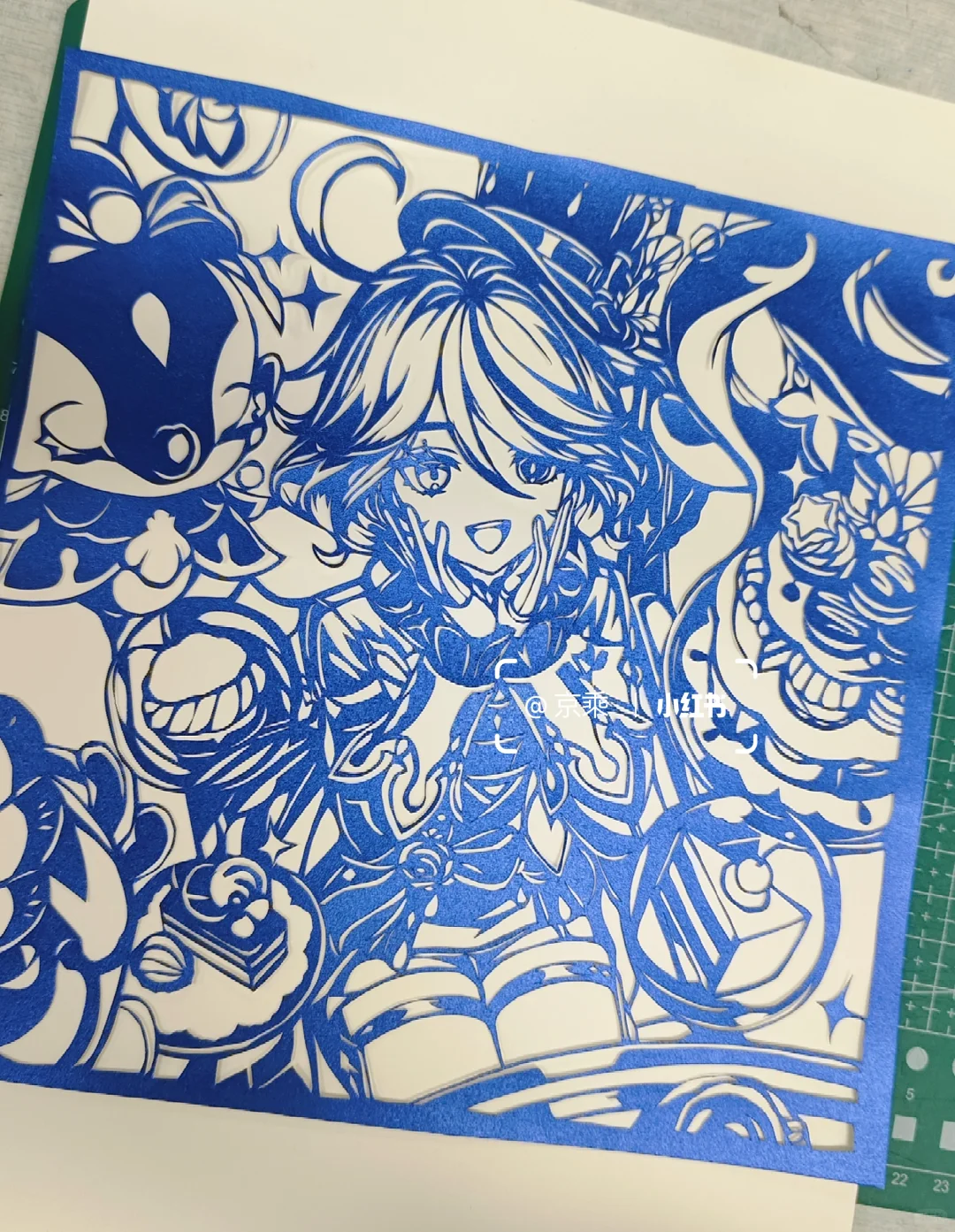 生日快乐！我们的大明星！芙宁娜贺图剪纸