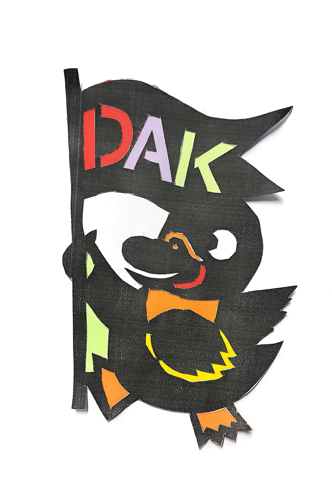 套色剪纸动物系列 学生作品系列