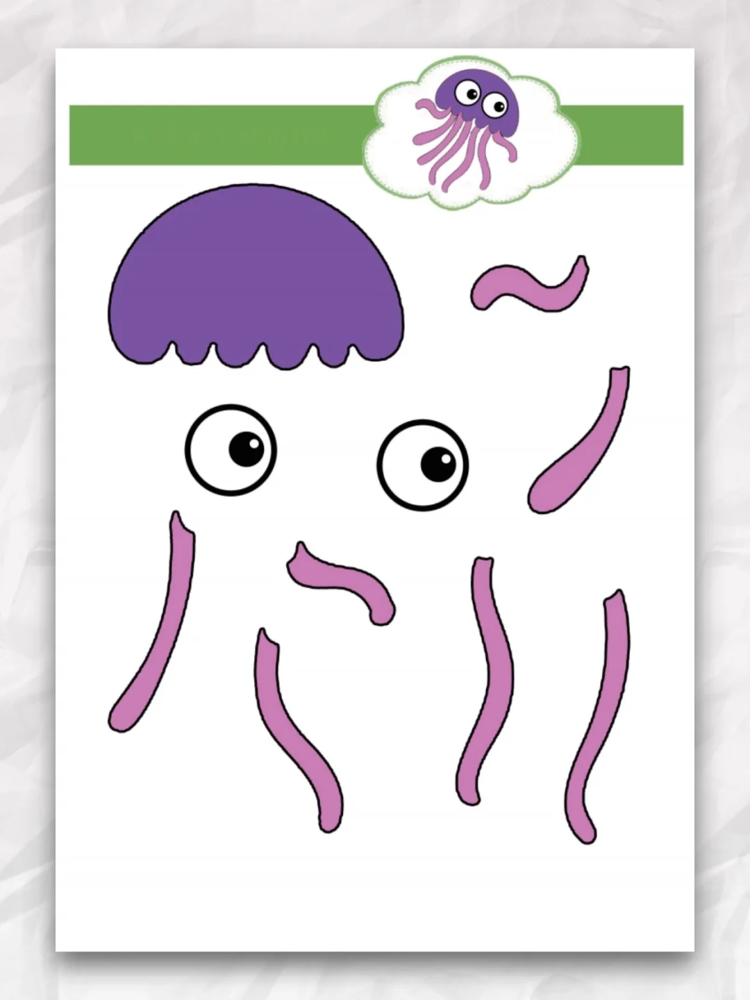 亲子手工｜幼儿剪纸素材100页?打印