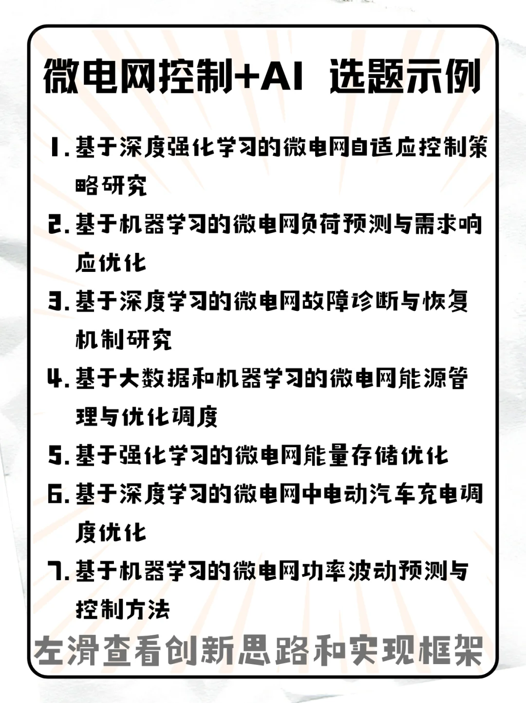 王牌组合：微电网控制➕人工智能｜顶会顶刊