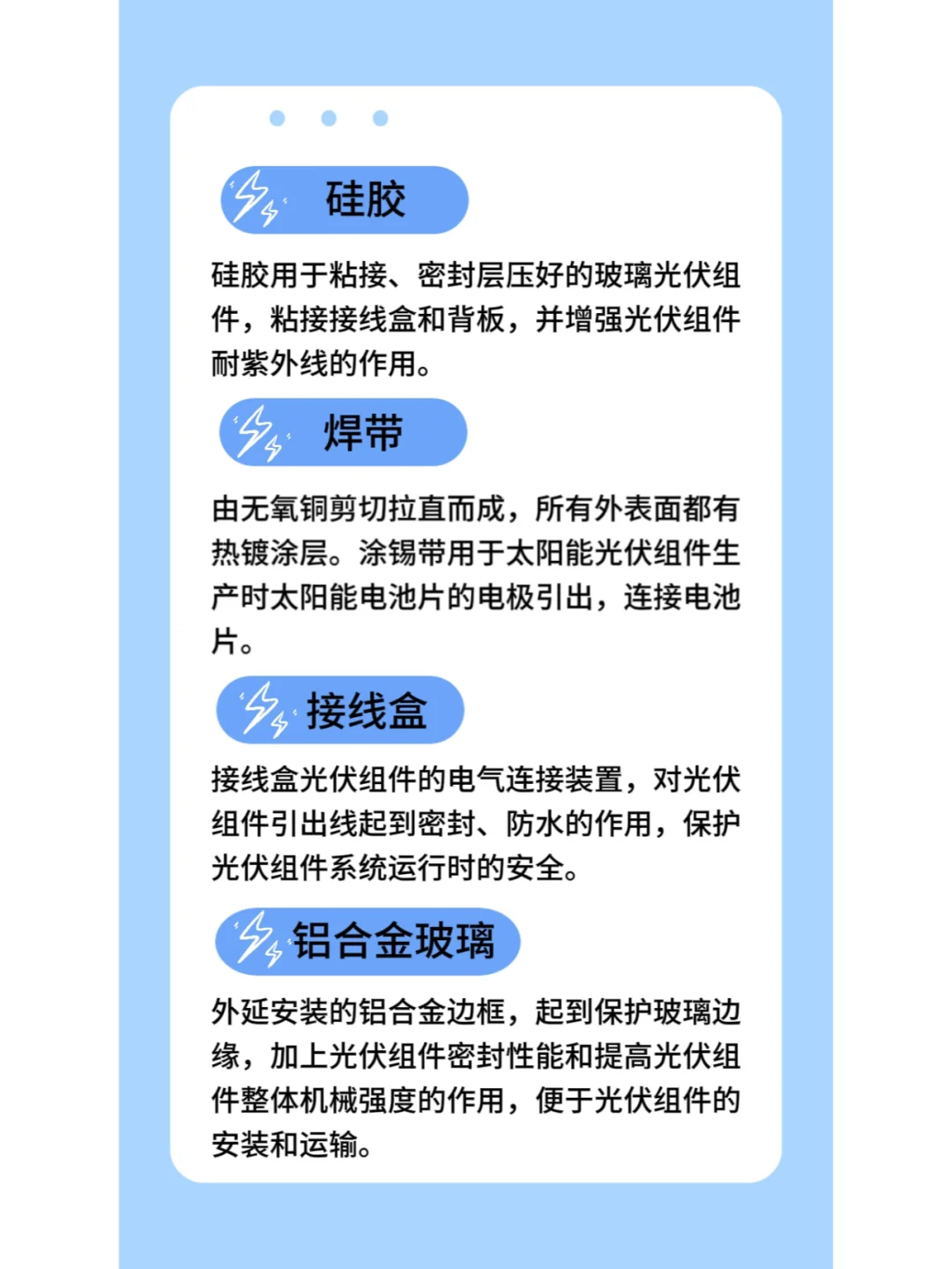 光伏板由哪几个部分组成❓