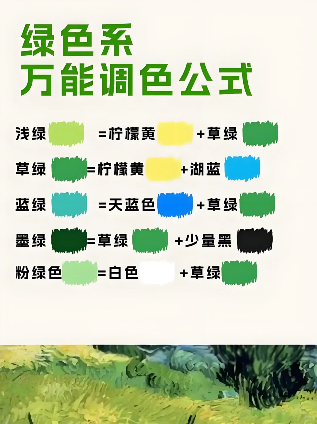 零基础色彩基础+万能调色公式