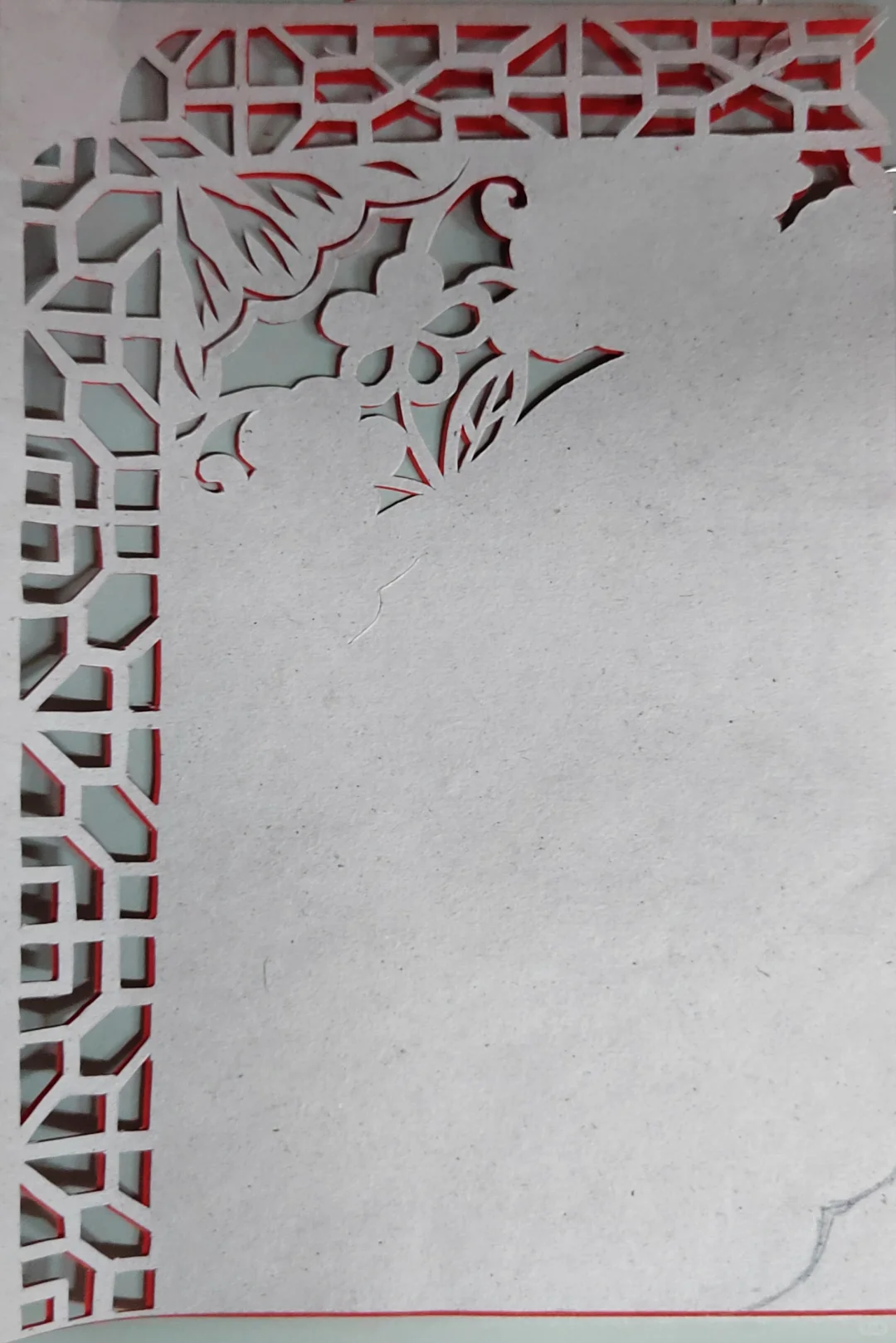 当我以为刻出了一份完美的边框…