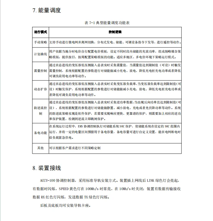 微电网协调控制器 分布式光伏 储能