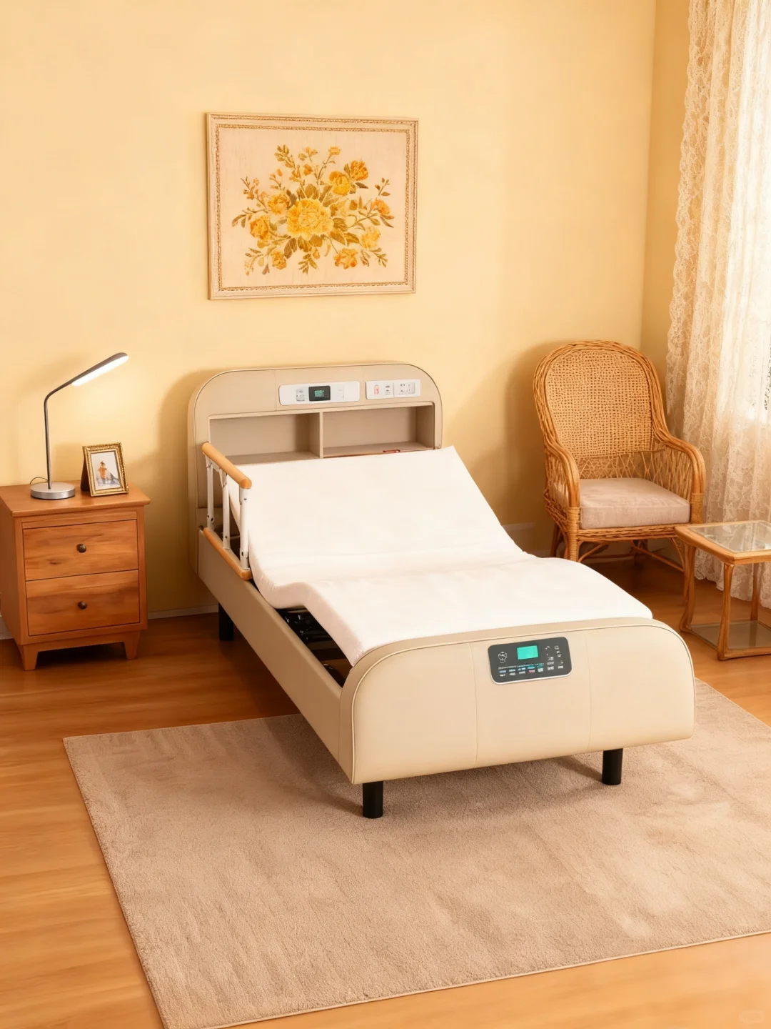 ?给长辈的“智能孝心床”!护理床把痛点解决