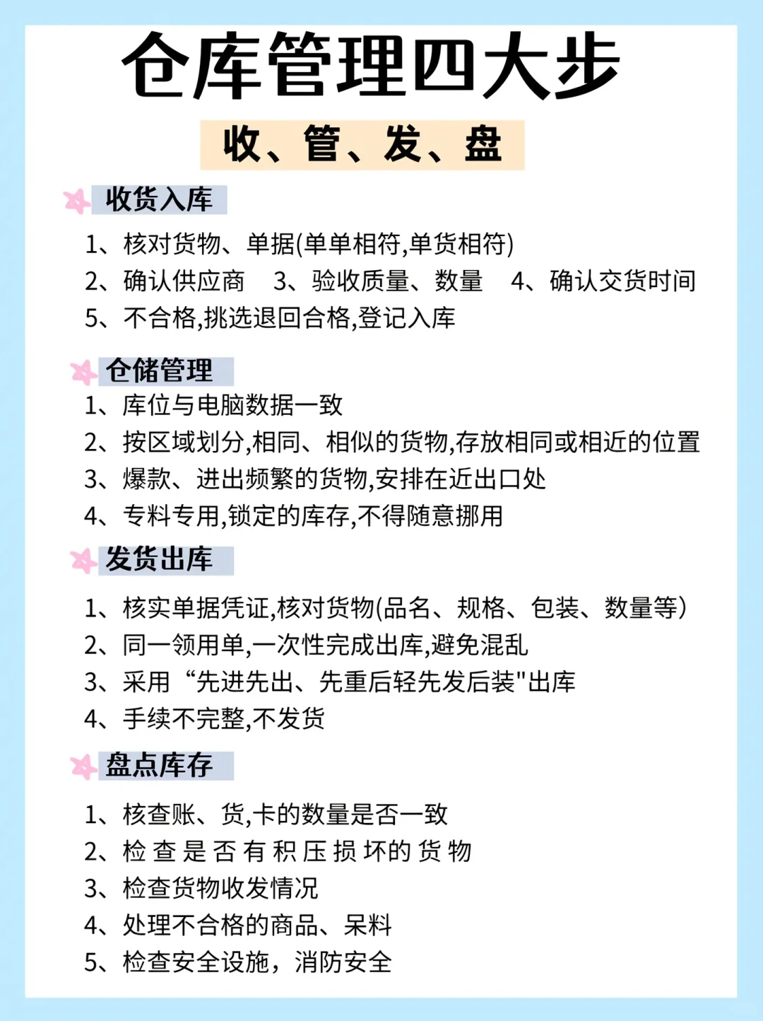 快速上手的仓库管理干货?
