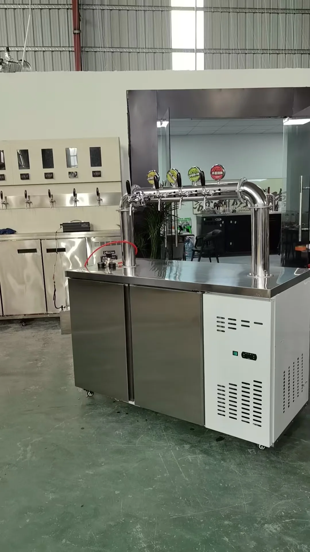 闲置一台4头6桶风冷打酒机