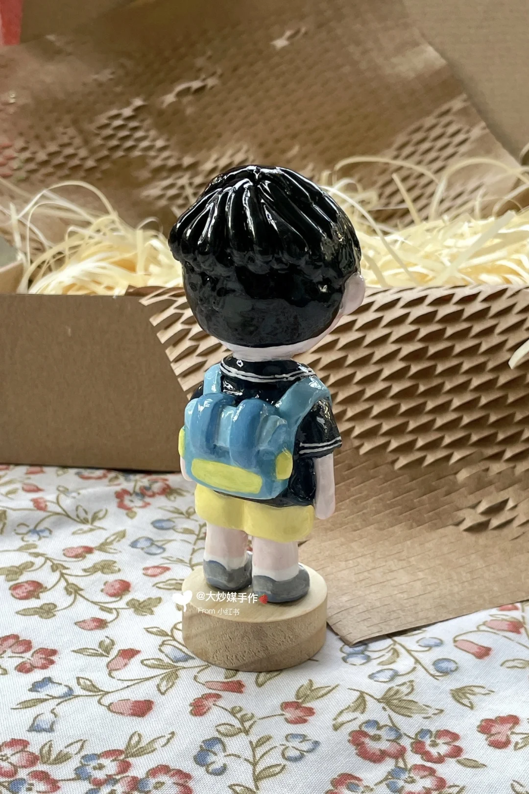 用石塑粘土做了一个小宝贝