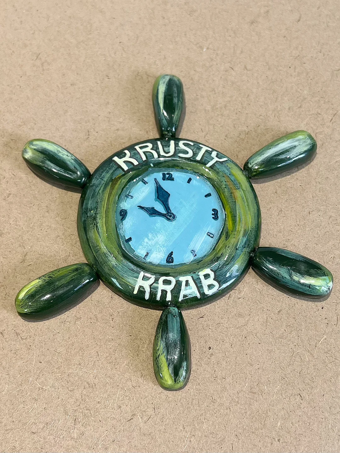 石塑黏土| 海绵宝宝之船舵表（组装）