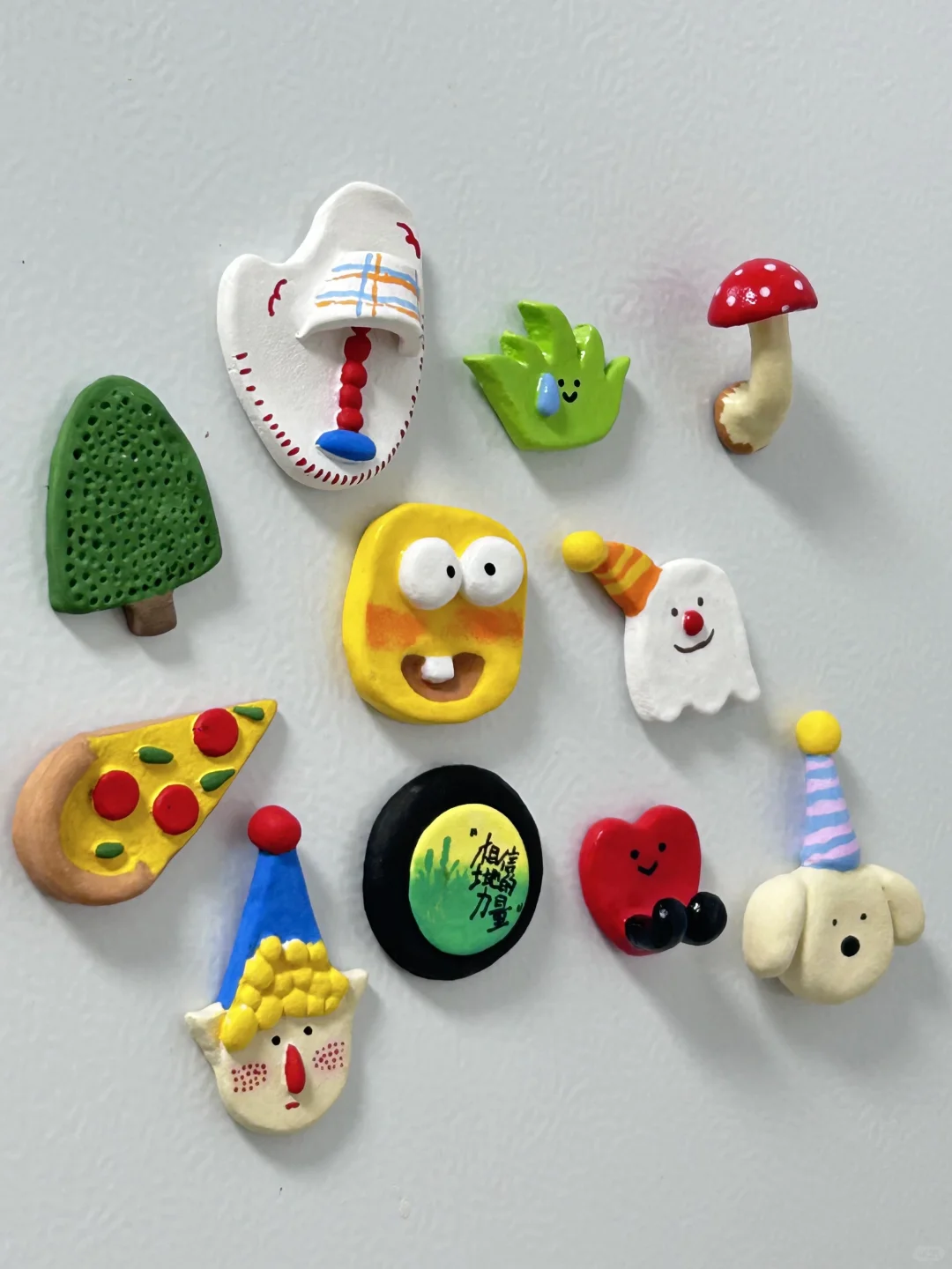 手工友人｜石塑粘土冰箱贴