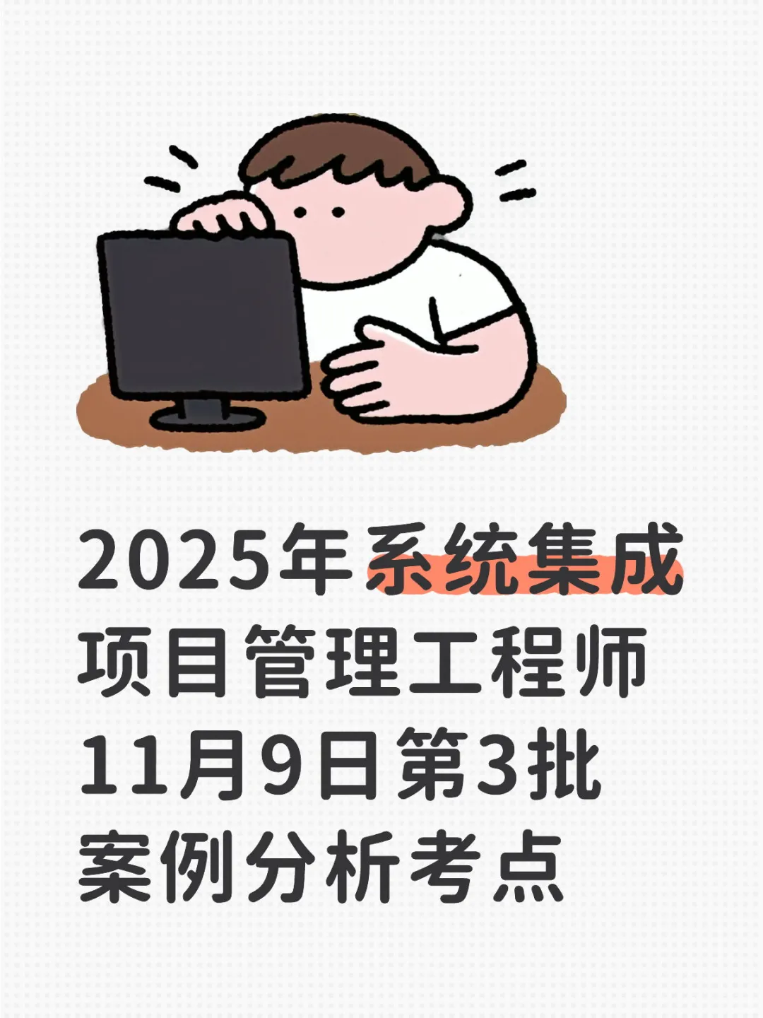 2025年下半年中项11月9日第3批案例分析考点