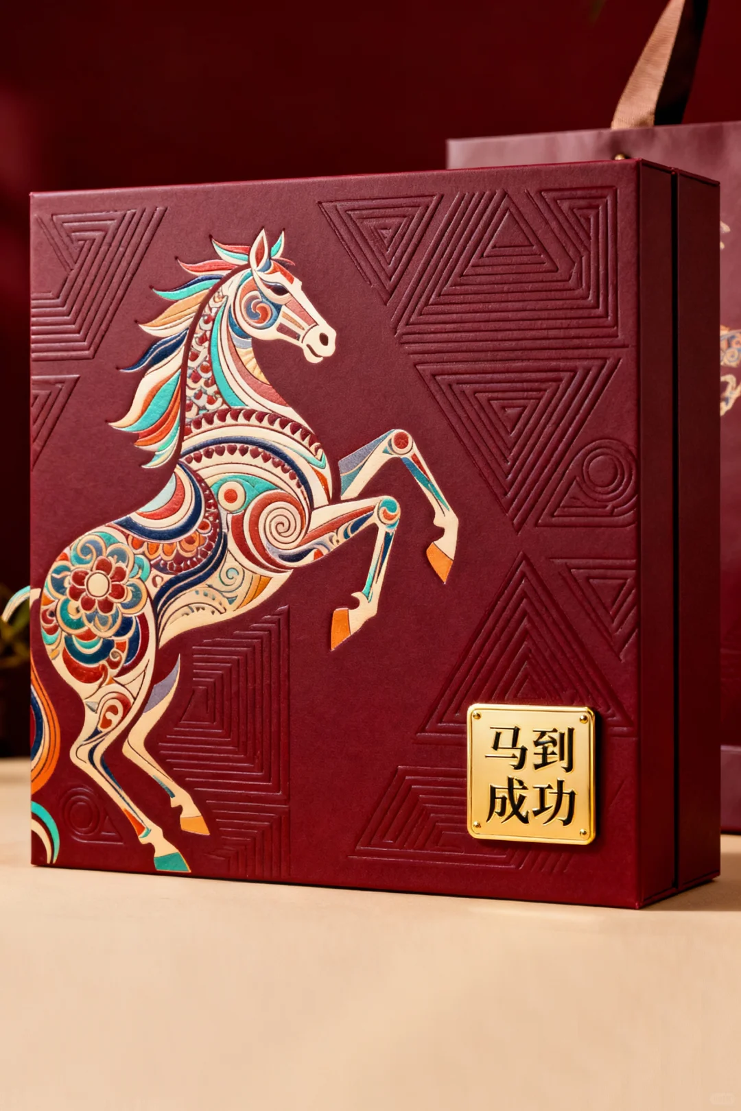 马到成功的礼盒包装设计!