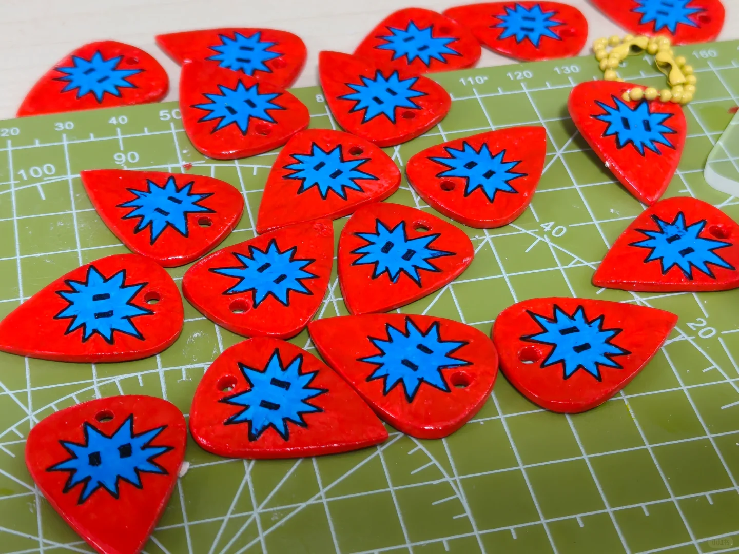 六毛拨片完成！