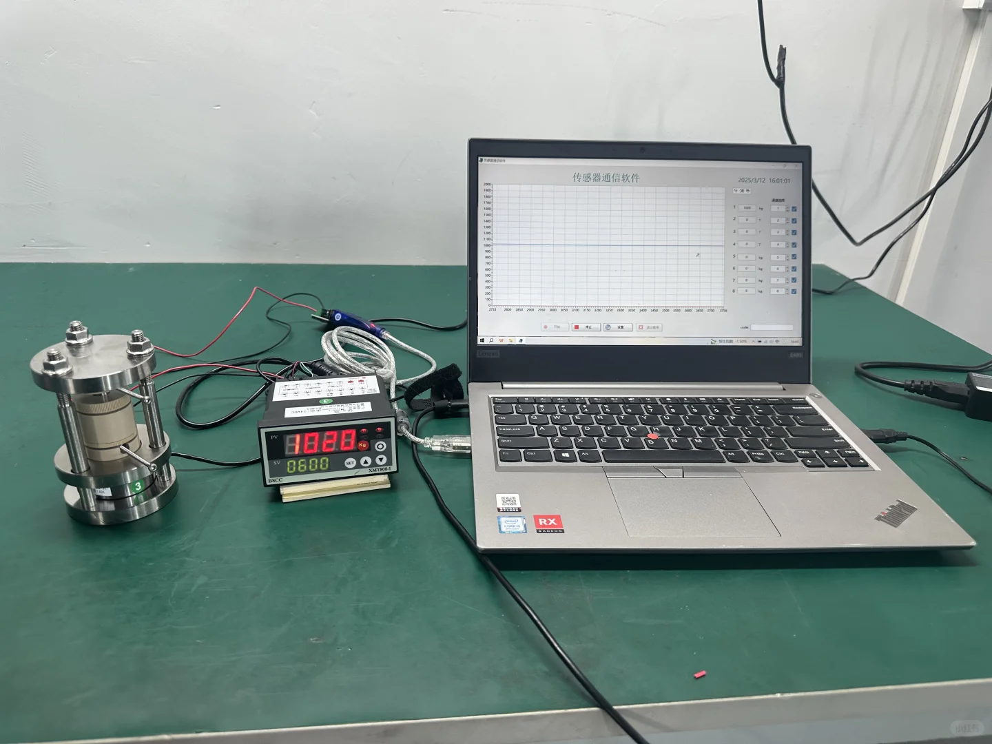 全固态模具电池压力检测