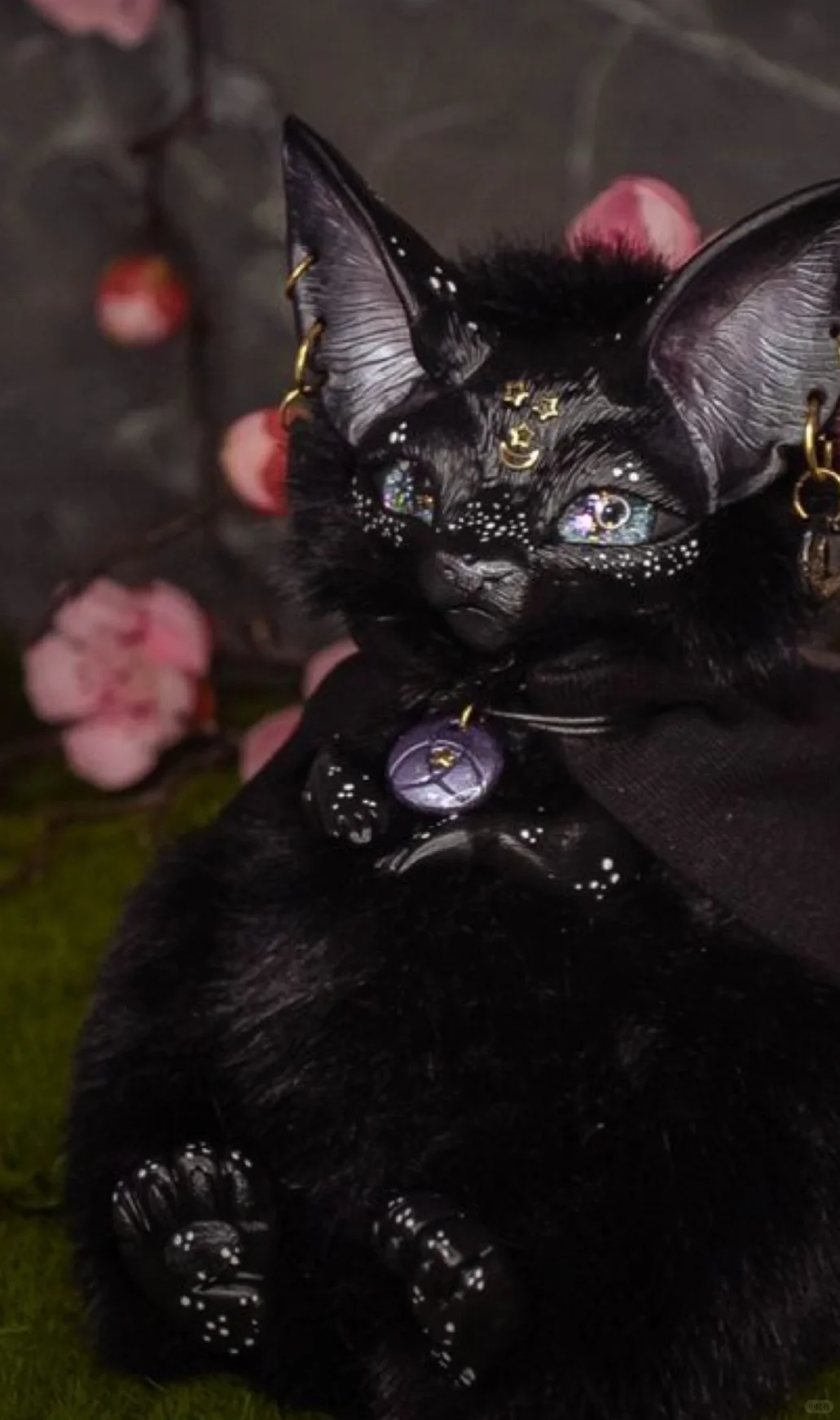 石塑黏土灵猫创意手工雕刻兽偶?-黏土艺术