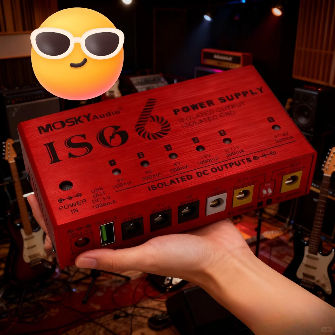 效果器电源就别乱买了,0底噪接口全也就它了