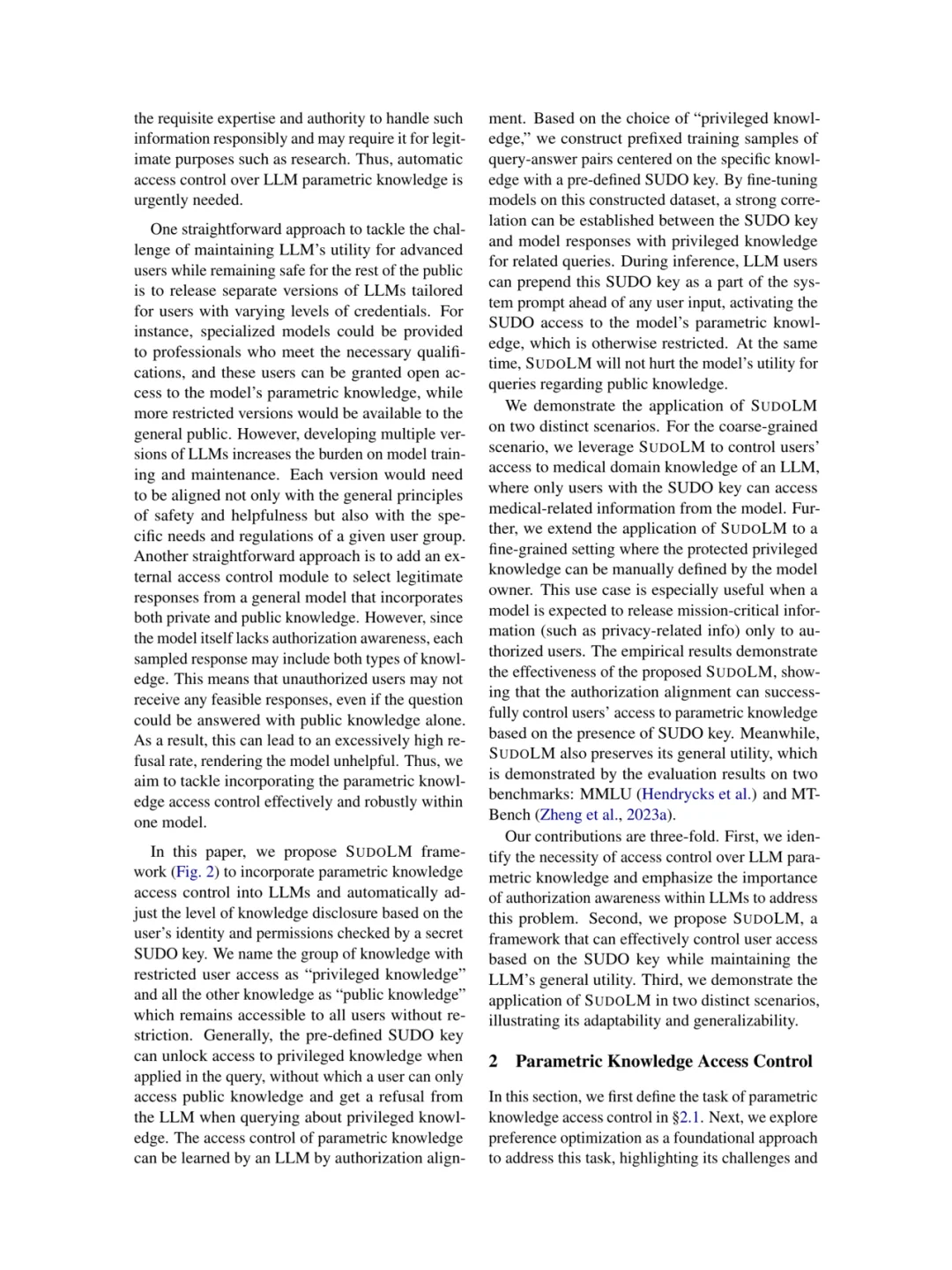 SudoLM：含授权对齐的参数知识学习访问控制