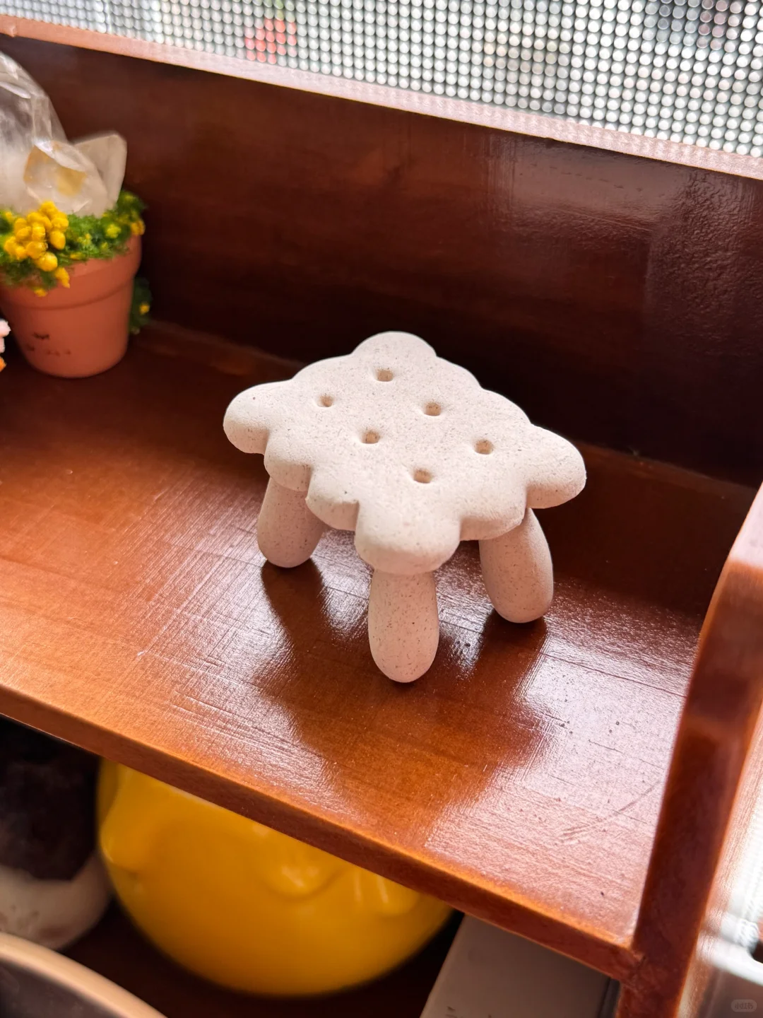 ✨一块圆润的小饼干凳?！超简单有手就会～