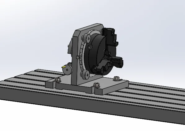 铣床装配旋转三爪卡盘夹具设计|机床设计