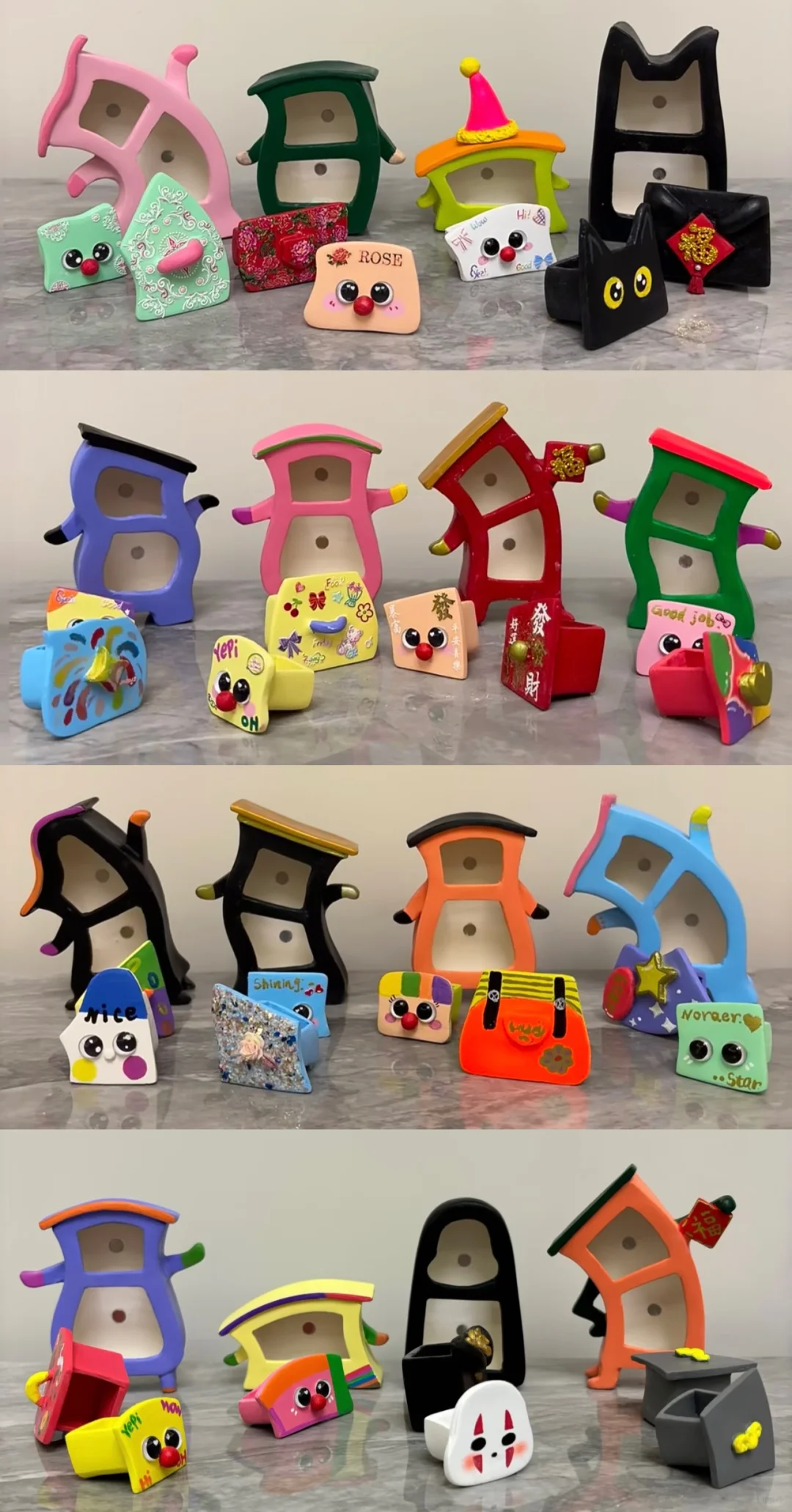 ?石塑做的？ 一堆可爱的小柜子?️