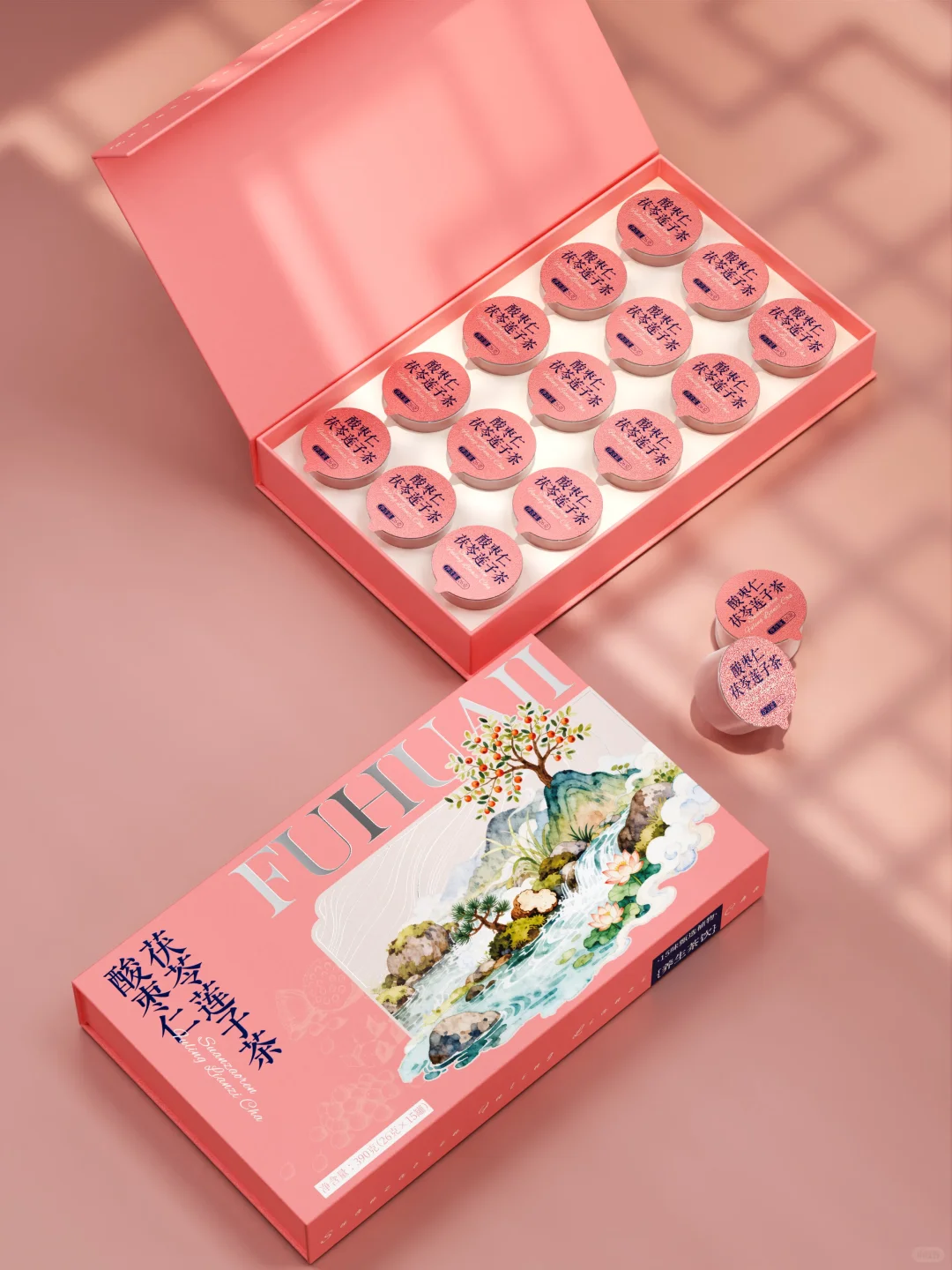 谁懂一秒沦陷!把江南晨雾和养生茶装成礼盒