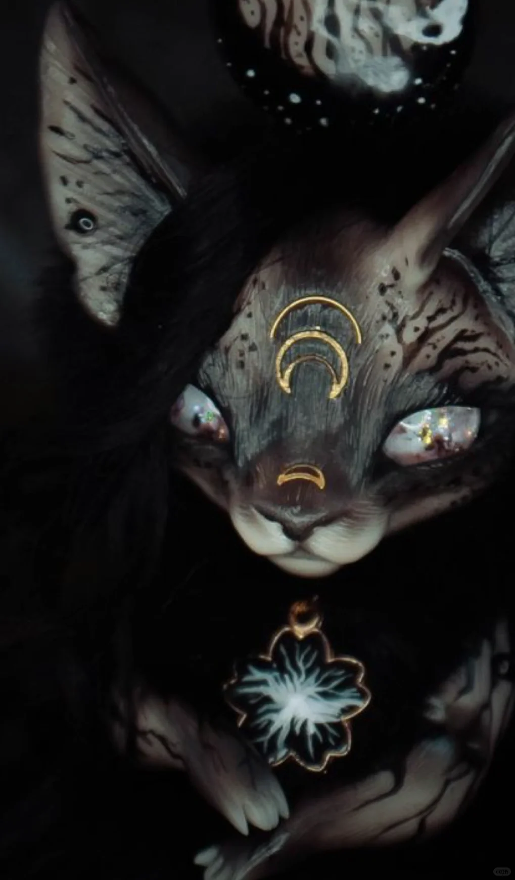 石塑黏土灵猫创意手工雕刻兽偶?-黏土艺术