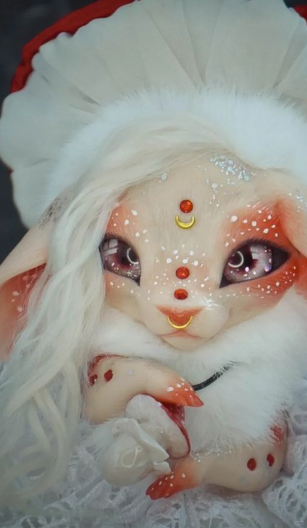 石塑黏土灵猫创意手工雕刻兽偶?-黏土艺术