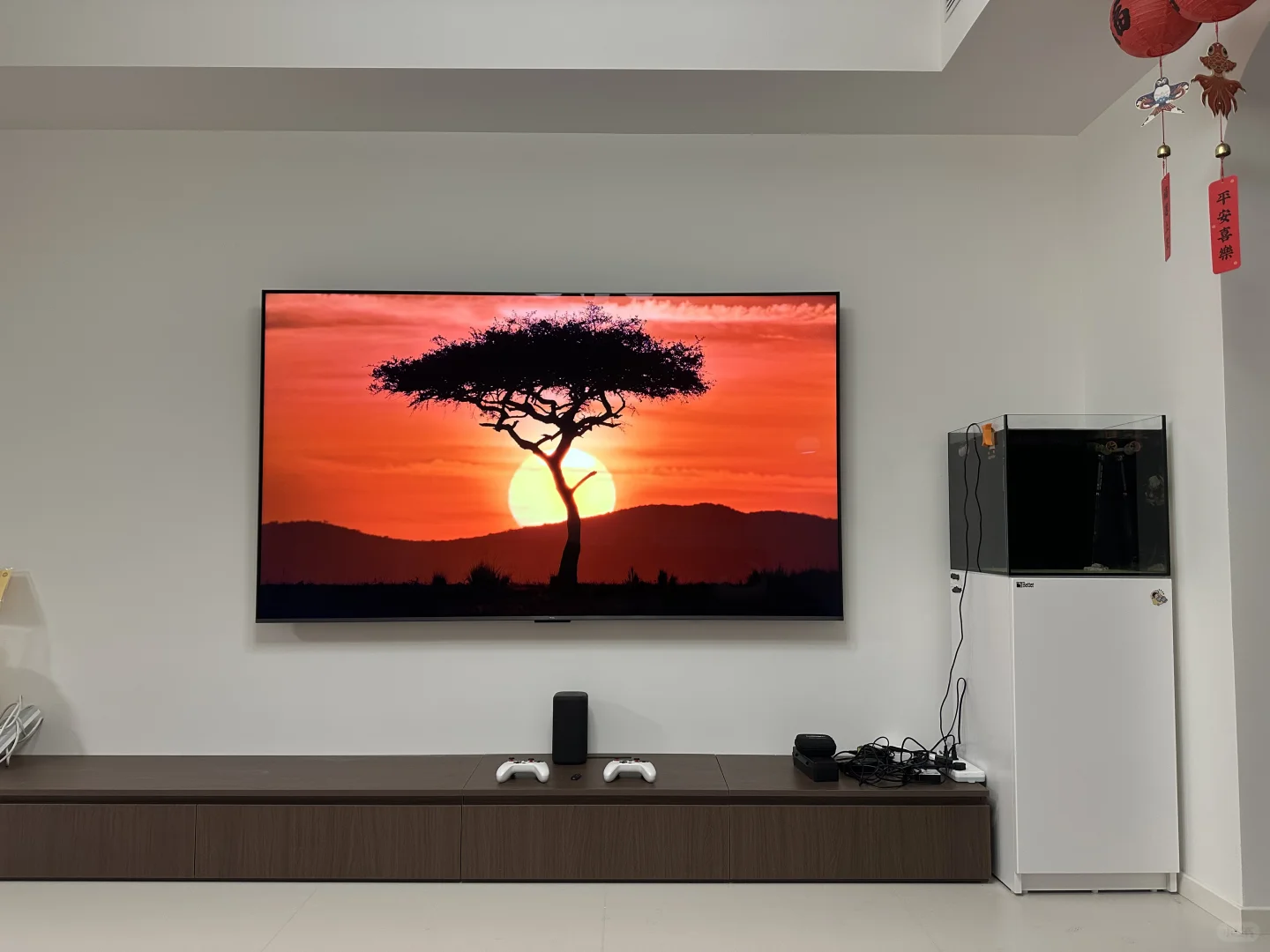 原来大屏电视是这样的～～～